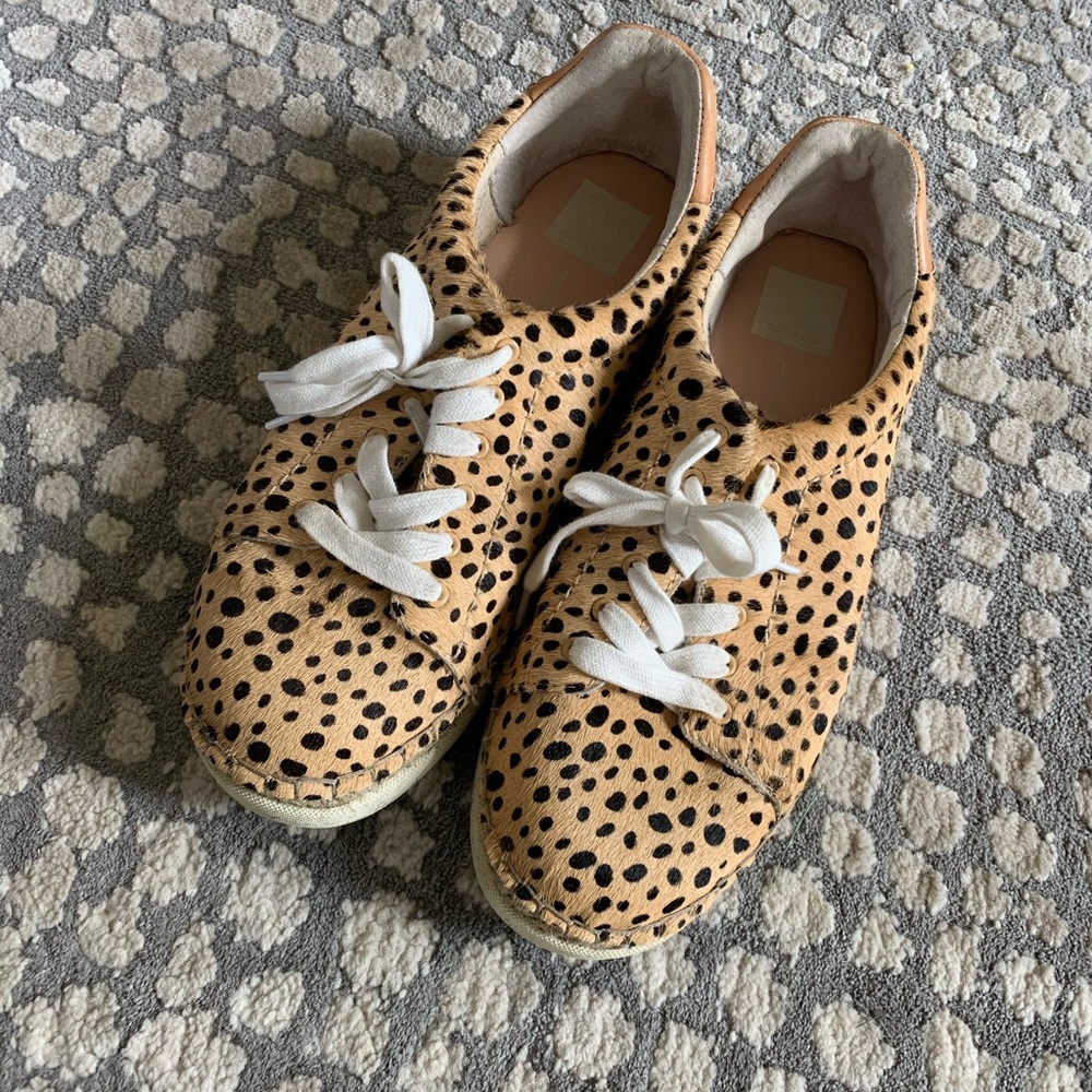 Dolce Vita Mattox Leopard Sneakers Size 10